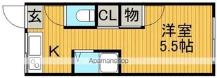 第二平和荘【2階】の間取り