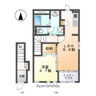 ルミナス【2階】の間取り
