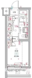 クレヴィスタ横浜鶴見【2階】の間取り