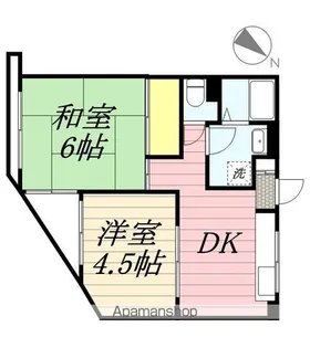 ハイエンド香椎(日之出ビル香椎)【3階】の間取り