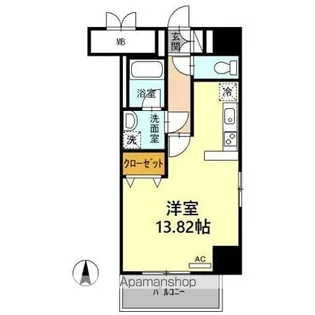 SKY GATE 主税町【4階】の間取り