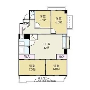 エトワール藤【2階】の間取り