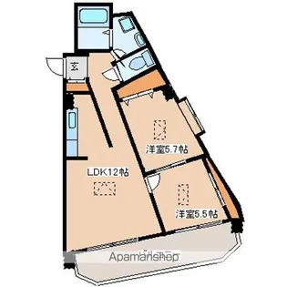ラ・レコルトⅡ【2階】の間取り