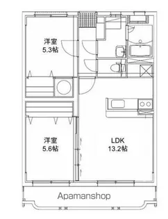 ユーミーなでしこ【2階】の間取り