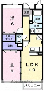 ヴィアーレ・Ⅰ【2階】の間取り
