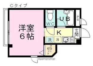 日本こうこくビル【4階】の間取り