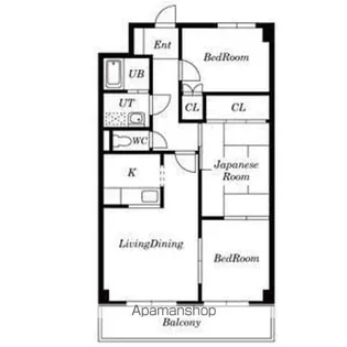 ラルス瑞穂【2階】の間取り