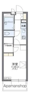 レオパレス菊井【304号室】の間取り