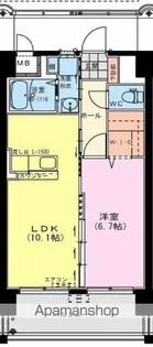 サンライズコート【7階】の間取り