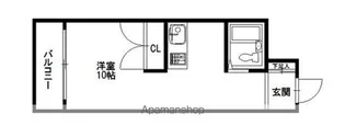 サンパール玉川【2階】の間取り