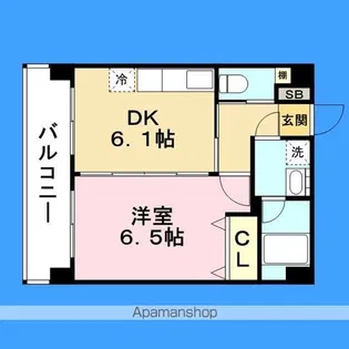 グリチーネ【9階】の間取り
