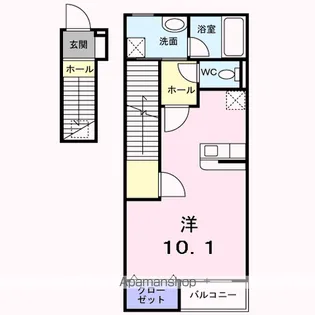 エテルノ中町【2階】の間取り