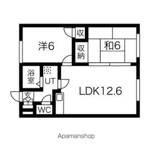 コーポラスワイド【203号室】の間取り