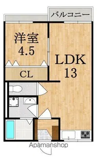 生駒川パークハイツ【2階】の間取り