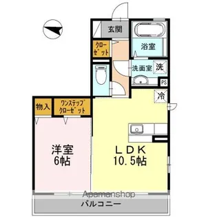 マレアガーデン新横浜C【3階】の間取り
