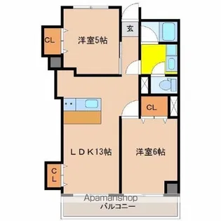 中村消防ビル【6階】の間取り