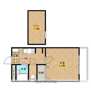 サントピア蓮田【107号室】の間取り
