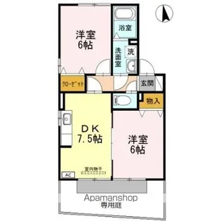 グリーンエクセル【1階】の間取り