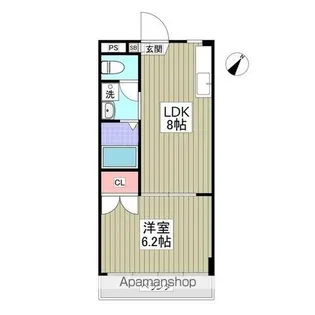 L’AVENIR KA・SU・GA【2階】の間取り