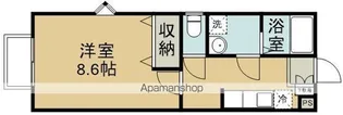 グランジュテ【2階】の間取り