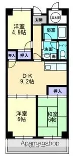 アーバン茜【7階】の間取り