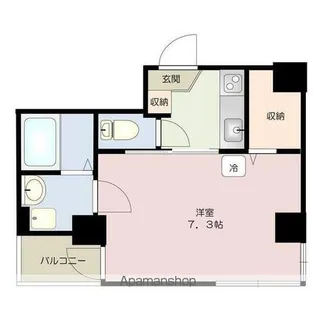 グロース横浜【10階】の間取り