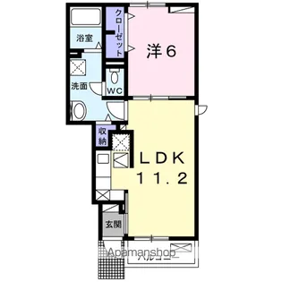 キャンビリーⅡ【1階】の間取り