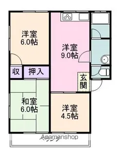 いずみが丘ハイツ【205号室】の間取り
