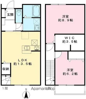 ユアメゾン ル フォレ弐番館(ペット)【101号室号室】の間取り