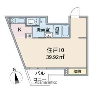 グランドスーシュ上社【3階】の間取り