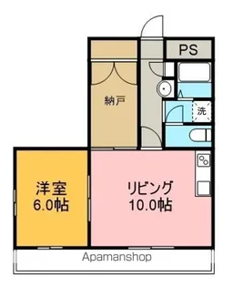 コーポラス神山Ⅲ【2階】の間取り
