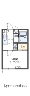 レオパレス双葉【103号室】の間取り