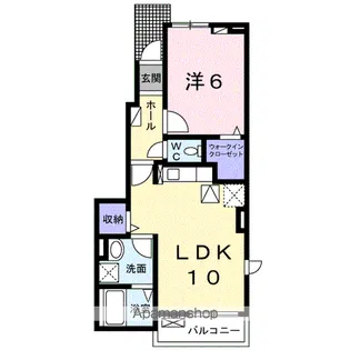 メゾン・ド・オーブI Ⅴ【1階】の間取り