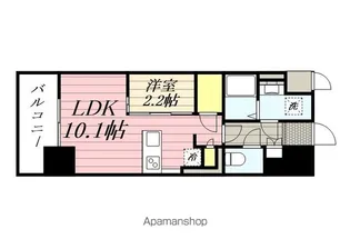 ラクラス博多II【10階】の間取り