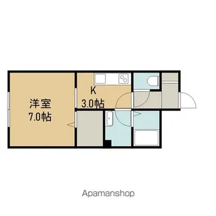 AMU.K2(アミューケーツー)【2階】の間取り