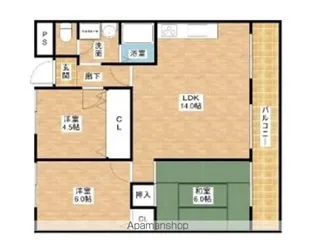 3LDKの間取り画像