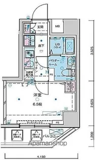 GENOVIA京成立石ⅡSKYGARDEN【704号室号室】の間取り