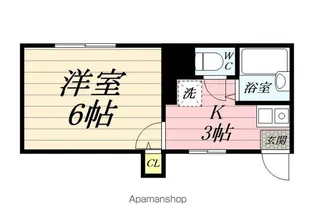 エリーエスポアール【101号室】の間取り