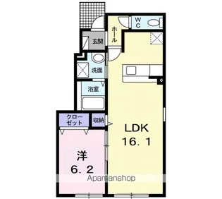 ベルク・ムント【1階】の間取り