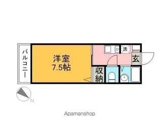 アルカディア宮崎台【1階】の間取り