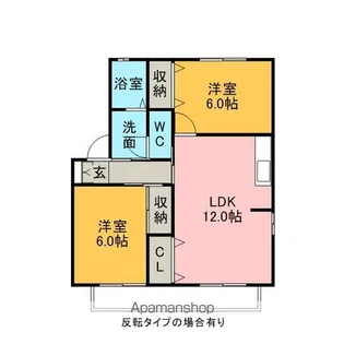 WING21 C【2階】の間取り