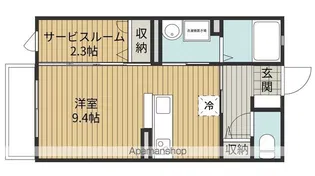 レトア神戸【203号室】の間取り
