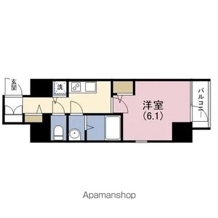 エスリード天王寺ブランシェ【2階】の間取り