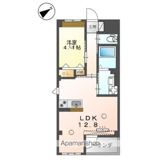 (仮称)門司区松原マンション【207号室】の間取り