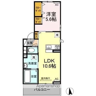 クラヴィス タカラ【3階】の間取り