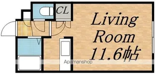 パスカル山の手【2階】の間取り