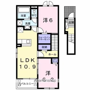 弥生桜Ⅱ・B【2階】の間取り