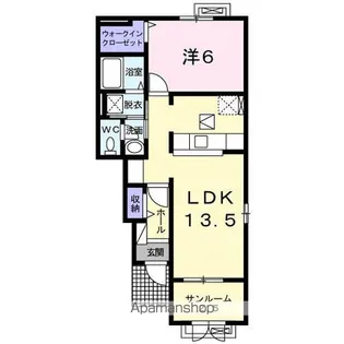 PLAISIRⅡ【1階】の間取り