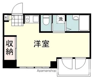 1Rの間取り画像