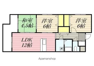 サン ファミール【4階】の間取り